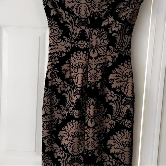 Suede printed dress - Picture 3 of 4